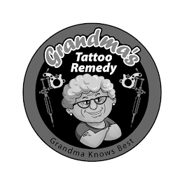 GRANDMA'S TATTOO REMEDY GRANDMA KNOWS BEST logo