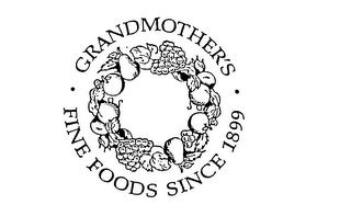 GRANDMOTHER'S FINE FOODS SINCE 1899 logo