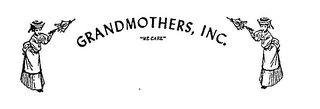 GRANDMOTHERS, INC.  "WE CARE" logo