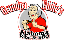 GRANDPA EDDIE'S ALABAMA RIBS & BBQ logo