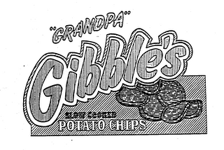 "GRANDPA" GIBBLE'S SLOW COOKED POTATO CHIPS logo