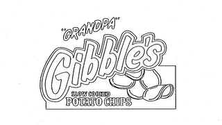 "GRANDPA" GIBBLE'S SLOW COOKED POTATO CHIPS logo
