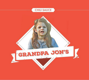 GRANDPA JON'S CHILI SAUCE logo