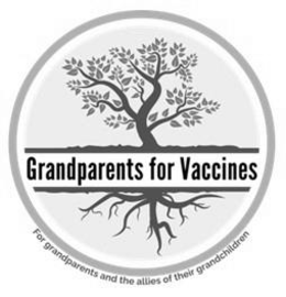 GRANDPARENTS FOR VACCINES FOR GRANDPARENTS AND THE ALLIES THEIR GRANDCHILDREN logo