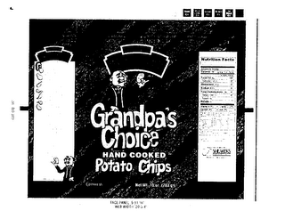GRANDPA'S CHOICE HAND COOKED POTATO CHIPS logo