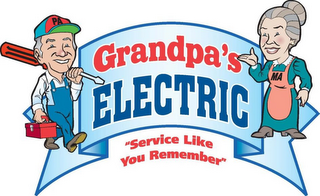 GRANDPAS ELECTRIC 'SERVICE LIKE YOU REMEMBER" MA logo