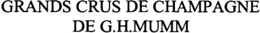GRANDS CRUS DE CHAMPAGNE DE G.H.MUMM logo