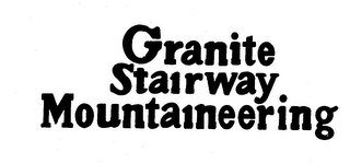 GRANITE STAIRWAY MOUNTAINEERING logo