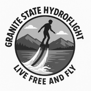 GRANITE STATE HYDROFLIGHT LIVE FREE AND FLY logo