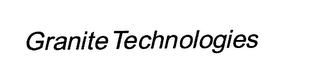 GRANITE TECHNOLOGIES logo
