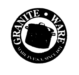 GRANITE WARE MADE IN U.S.A.  SINCE 1871 logo