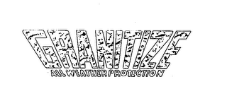 GRANITIZE ALL WEATHER PROTECTION logo