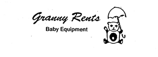 GRANNY RENTS BABY EQUIPMENT logo