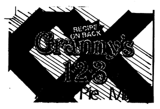 GRANNY'S 1-2-3 APPLE PIE MIX RECIPE ON BACK logo