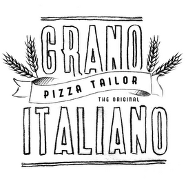 GRANO ITALIANO PIZZA TAILOR THE ORIGINAL logo