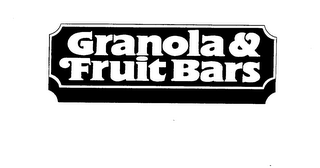 GRANOLA & FRUIT BARS logo