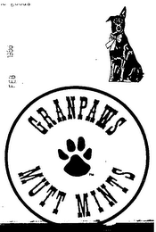 GRANPAWS MUTT MINTS WITH ALL NATURAL INGREDIENTS logo