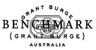 GRANT BURGE BENCHMARK { GRANT BURGE } AUSTRALIA logo