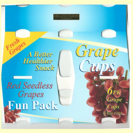 GRAPE CUPS A BETTER HEALTHIER SNACK RED SEEDLESS GRAPES FUN PACK FRESH GRAMES 6PK GRAPE CUPS
