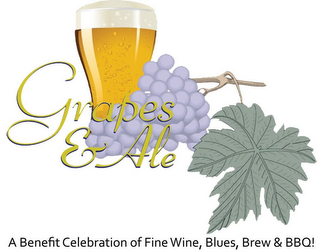 GRAPES AND ALE A BENEFIT CELEBRATION OF FINE WINE, BLUES, BREW & BBQ! logo