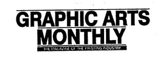 GRAPHIC ARTS MONTHLY THE MAGAZINE OF THE PRINTING INDUSTRY logo