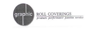 GRAPHIC ROLL COVERINGS PRODUCTS PERFORMANCE PASSION SERVICE logo