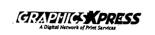 GRAPHICS XPRESS A DIGITAL NETWORK OF PRINT SERVICES logo