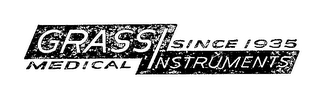 GRASS MEDICAL INSTRUMENTS SINCE 1935 logo