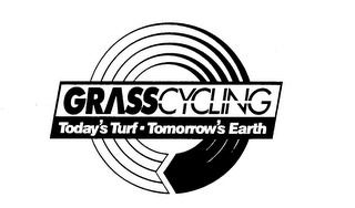 GRASSCYCLING TODAY'S TURF - TOMORROW'S EARTH PROFESSIONAL LAWN CARE ASSOCIATION OF AMERICA logo