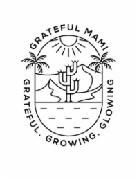 GRATEFUL MAMI GRATEFUL, GROWING, GLOWING logo