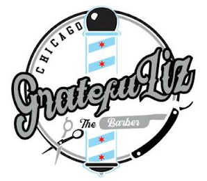 GRATEFULIZ THE BARBER CHICAGO logo