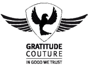 GRATITUDE COUTURE IN GOOD WE TRUST logo