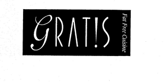 GRAT!S FAT FREE CUISINE logo