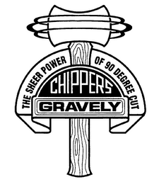 GRAVELY CHIPPERS THE SHEER POWER OF 90 DEGREE CUT logo