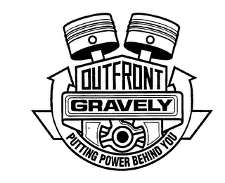 GRAVELY OUTFRONT PUTTING POWER BEHIND YOU logo
