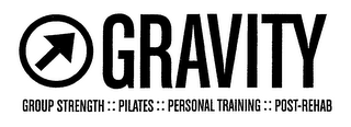 GRAVITY GROUP STRENGTH::PILATES::PERSONAL TRAINING::POST-REHAB logo