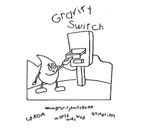 GRAVITY SWITCH WWW.GRAVITYSWITCH.COM CD-ROM WORLD WIDE WEB ANIMATION logo