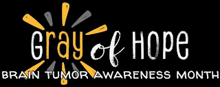 GRAY OF HOPE BRAIN TUMOR AWARENESS MONTH logo