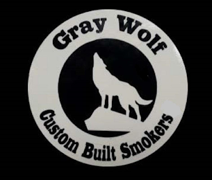 GRAY WOLF CUSTOM BUILT SMOKERS logo