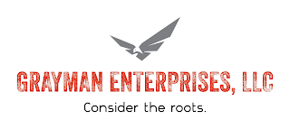 GRAYMAN ENTERPRISES, LLC CONSIDER THE ROOTS. logo