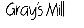 GRAY'S MILL logo