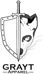 GRAYT APPAREL  GA logo