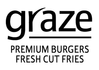 GRAZE PREMIUM BURGERS FRESH CUT FRIES logo