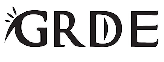 GRDE logo
