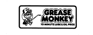 GREASE MONKEY 10 MINUTE LUBE & OIL PROS logo