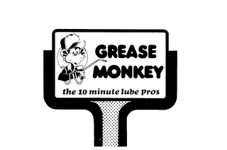 GREASE MONKEY THE 10 MINUTE LUBE PROS logo