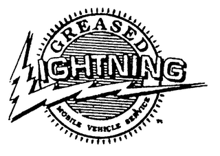 GREASED LIGHTNING MOBILE VEHICLE SERVICE logo