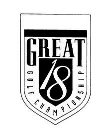 GREAT 18 GOLF CHAMPIONSHIP logo