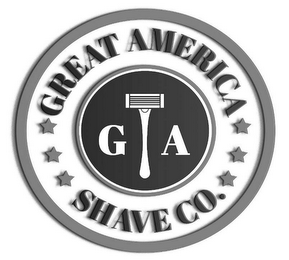 GREAT AMERICA G A SHAVE CO. logo