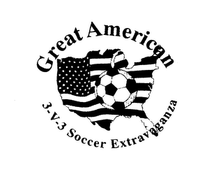 GREAT AMERICAN 3-V-3 SOCCER EXTRAVAGANZA logo